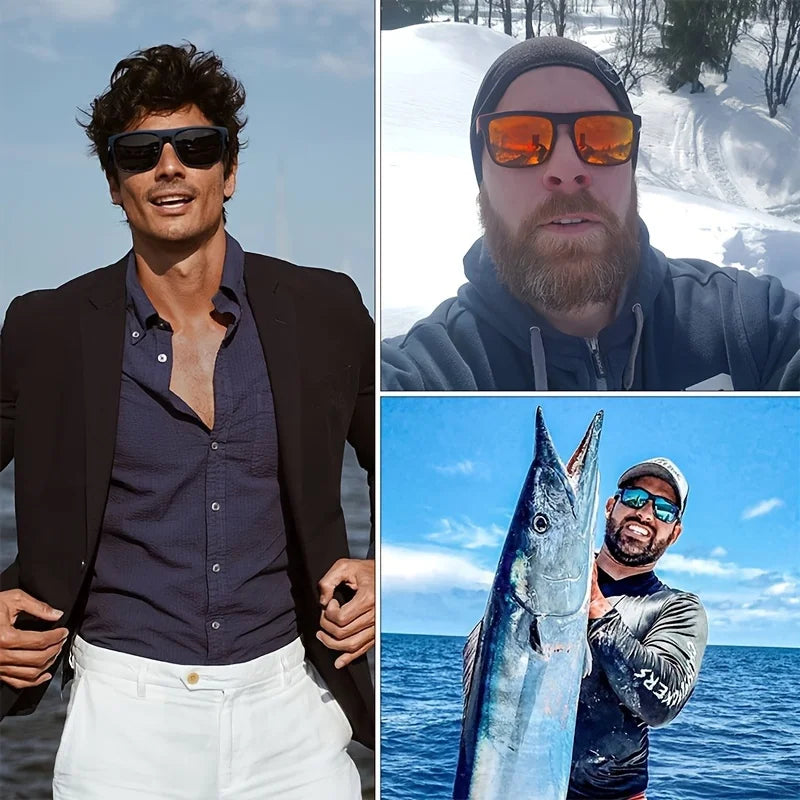 Vintage Square Polarized Sunglasses UV400