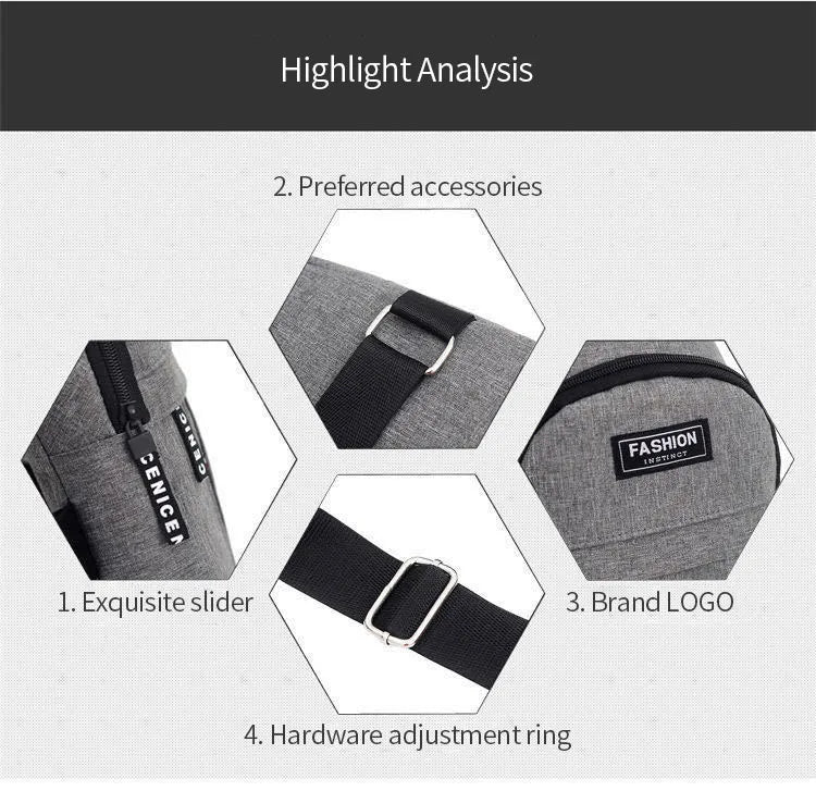 Men’s Waterproof Shoulder Bag